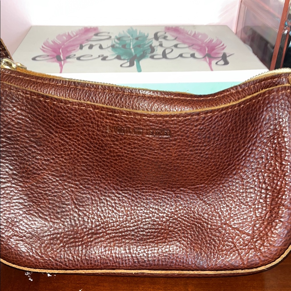 Portland Leather Lucy Shoulder Bag in Nutmeg
